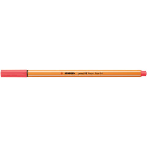 Fineliner Stabilo Point 88® 0,4 mm rosso neon 88/040